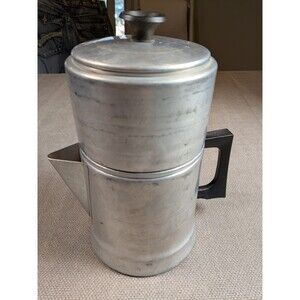 Vintage Comet Aluminum Drip Coffee Maker Stovetop | Made in USA | Complete